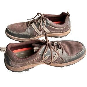 Rockport XCS Waterproof Shoes 11.5M Brown Leather Hiking Outdoor Sneakers Gorp